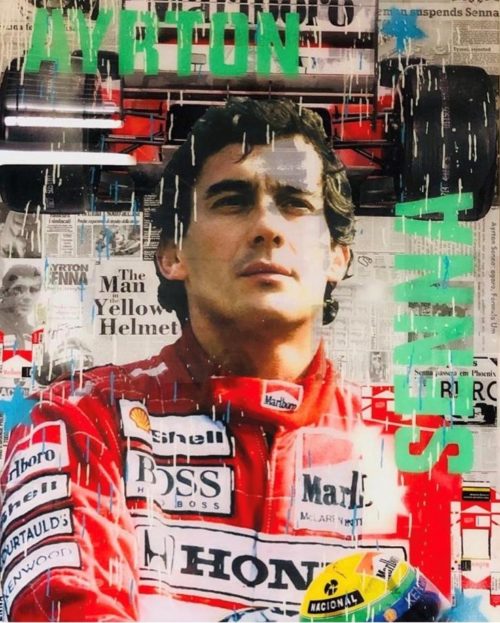 Ayrton Senna luxury wall art Dubai
