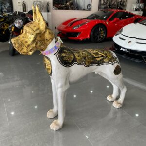 Danish dog luxury art Dubai