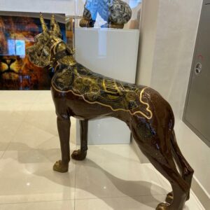 danish dog luxury art Dubai